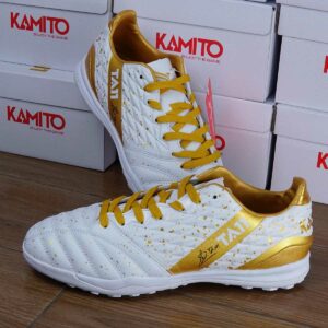 Giày Đá Bóng Kamito TA11 TF - Màu Trắng Vàng