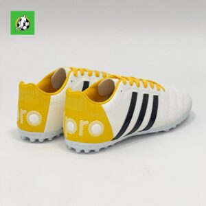Giày Bóng Đá Wika 3 Sọc Toni Kroos - Màu Trắng Vàng